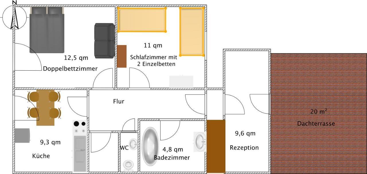 Ferienwohnung Ammerschnucke Wiefelstede Luaran gambar